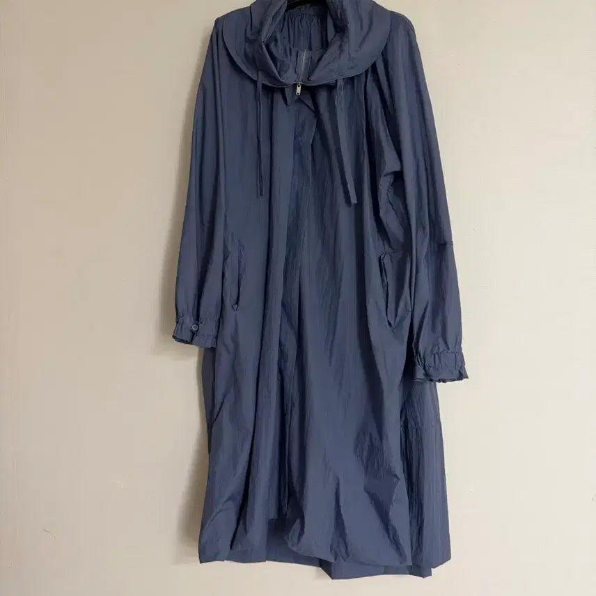 [BUNJANG] SYSTEM Nylon Hood Zip-Up Dress / 시스템 후드 나일론 후드 집업 원피스