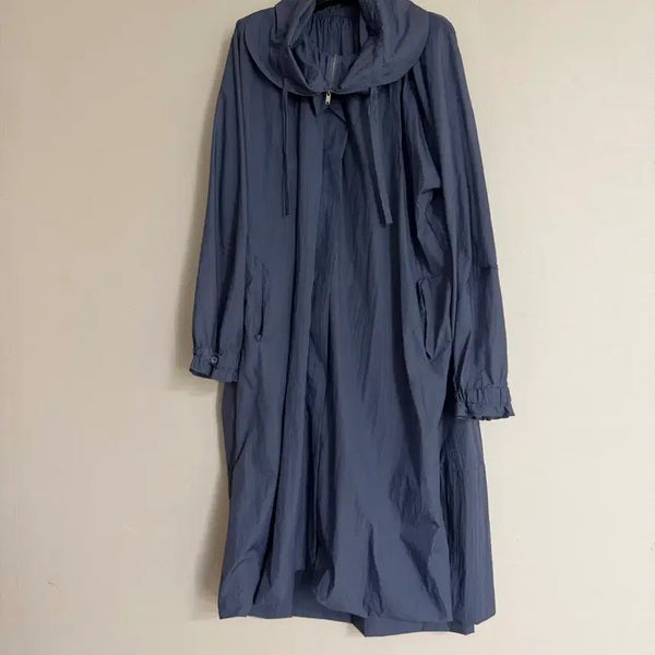 [BUNJANG] SYSTEM Nylon Hood Zip-Up Dress / 시스템 후드 나일론 후드 집업 원피스
