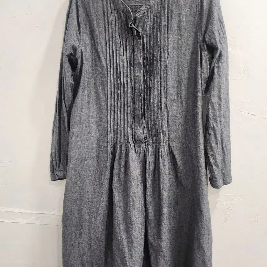 [BUNJANG] GAP Shirred Midi Dress Medium Charcoal Grey / GAP 원피스 M