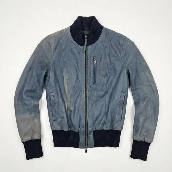 [BUNJANG] Our Archive Leather Blouson Jacket / Lot 78 블루종 가죽 자켓 XS