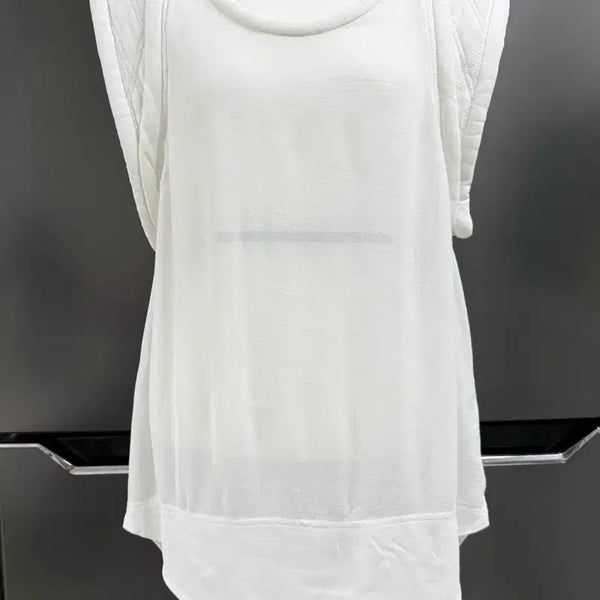 [BUNJANG] IRO White Sleeveless Blouse Size 34 / (한섬)IRO 이로 화이트 민소매 블라우스 34