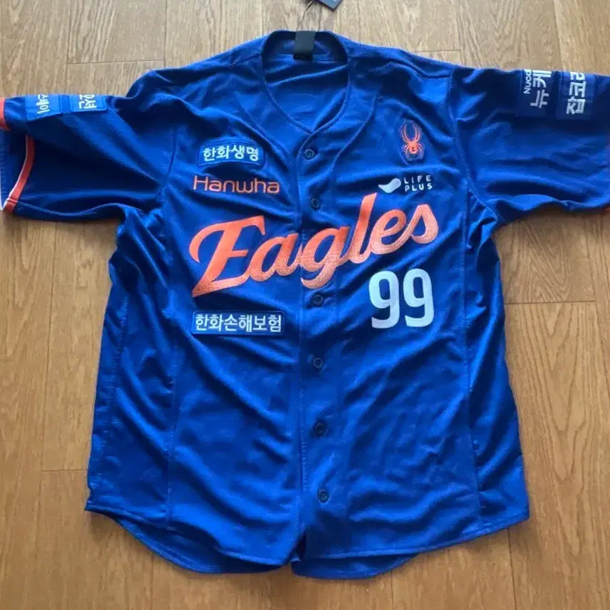 [BUNJANG] 2025 Hanwha Eagles Summer Uniform (Size 105) / 2025년 한화이글스 썸머유니폼