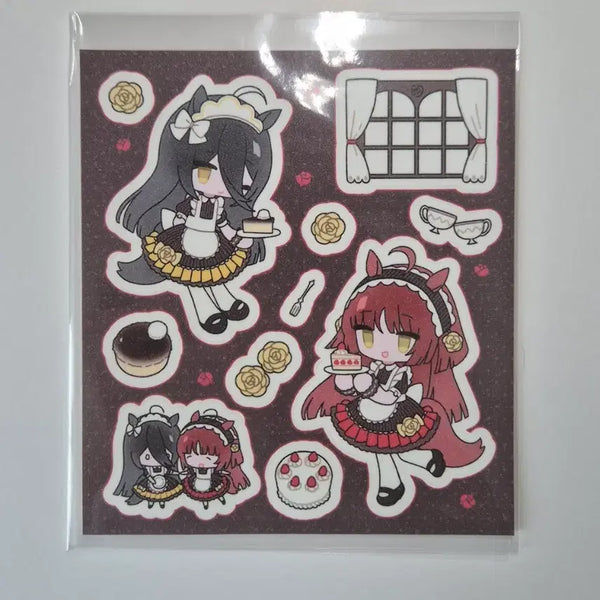[BUNJANG] Damanbek Manhattan Cafe Red Desire Sticker / 다만백 다시만난백합 스티커 맨하탄 카페 레드 디자이어