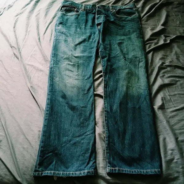 [BUNJANG] Levi's 501 Original Straight Fit Denim Jeans / 리바이스 오리지널 501 데님 바지