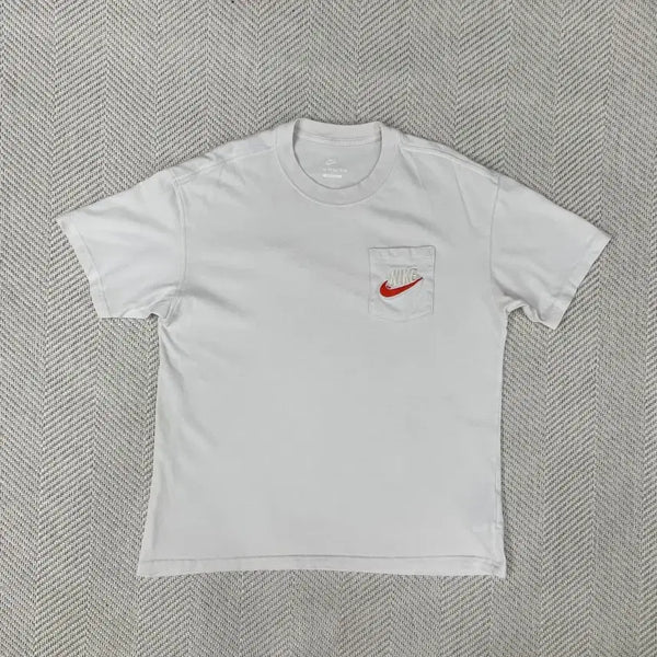[BUNJANG] Nike Pocket T-Shirt White Size 100 / 나이키 포켓 반팔티 화이트 100