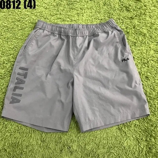 [BUNJANG] Fila Grey Shorts ITALY Printing Size 95 / 휠라 반바지 그레이색상 ITALY 프린팅 95 0812