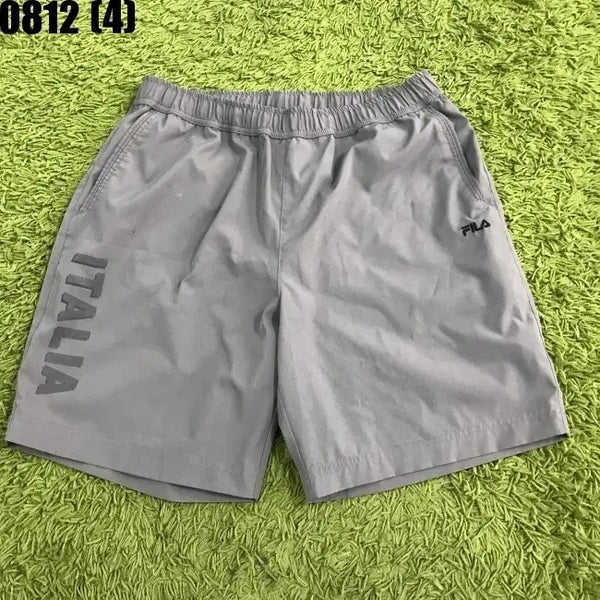 [BUNJANG] Fila Grey Shorts ITALY Printing Size 95 / 휠라 반바지 그레이색상 ITALY 프린팅 95 0812