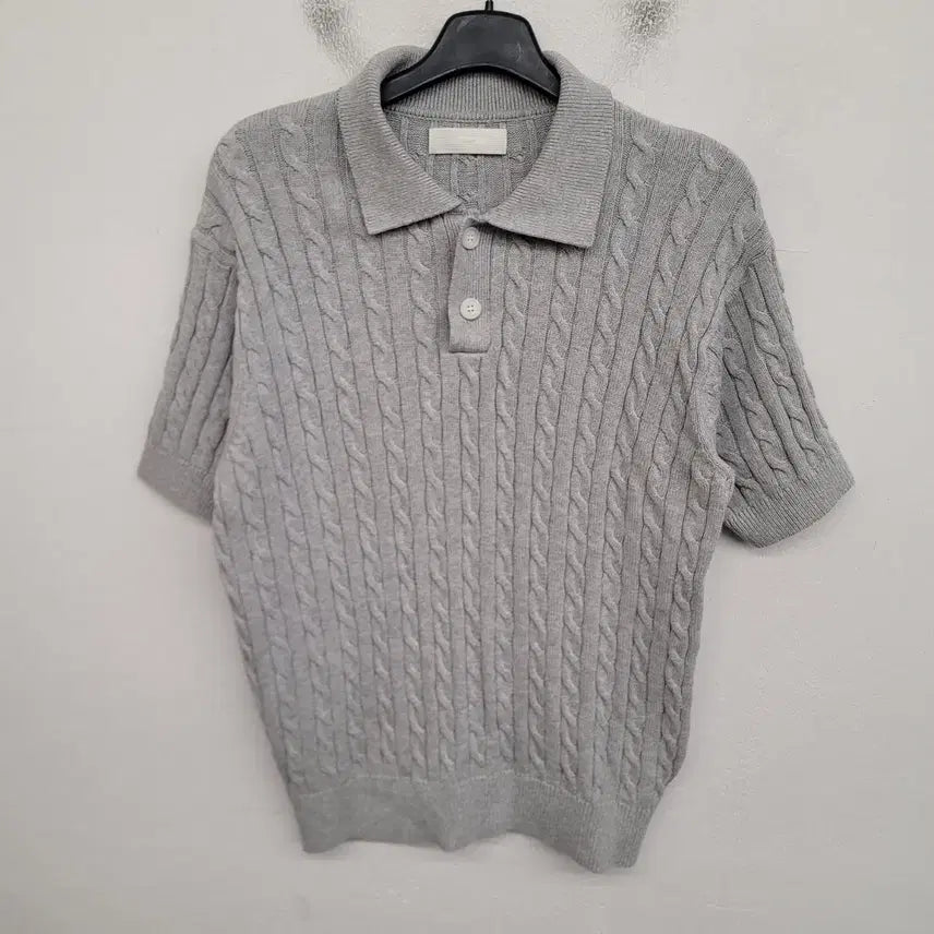 [BUNJANG] minav Short Sleeve Knit Polo (Size M) / [95/M] minav 미나브 반팔 카라 니트