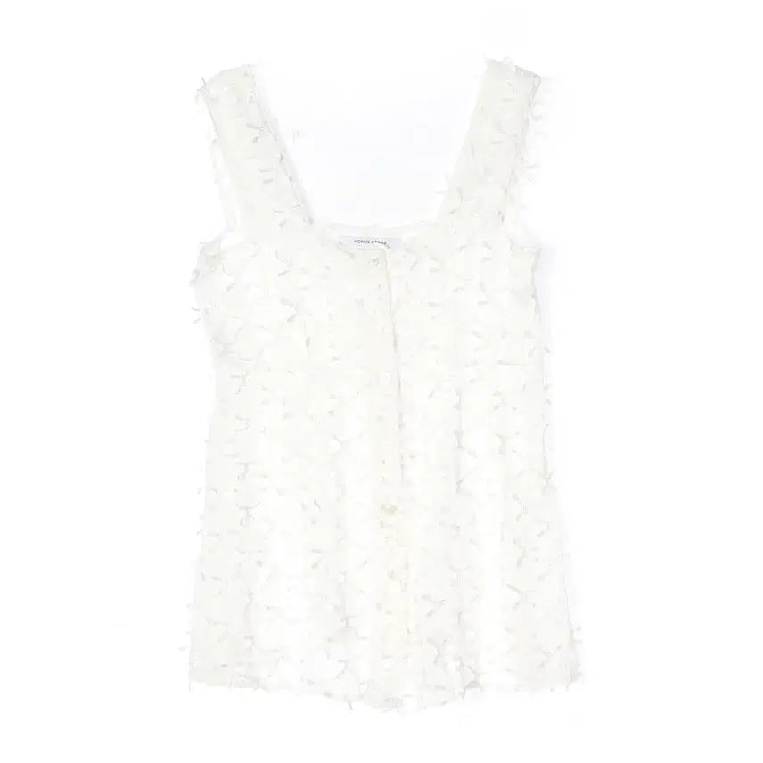 [BUNJANG] Hocus Pocus 24SS Ribbon Bustier Sleeveless Mini Dress White / 호쿠스포쿠스 24SS 리본 뷔스티에 슬리브리스 미니 원피스 드레스 화이트