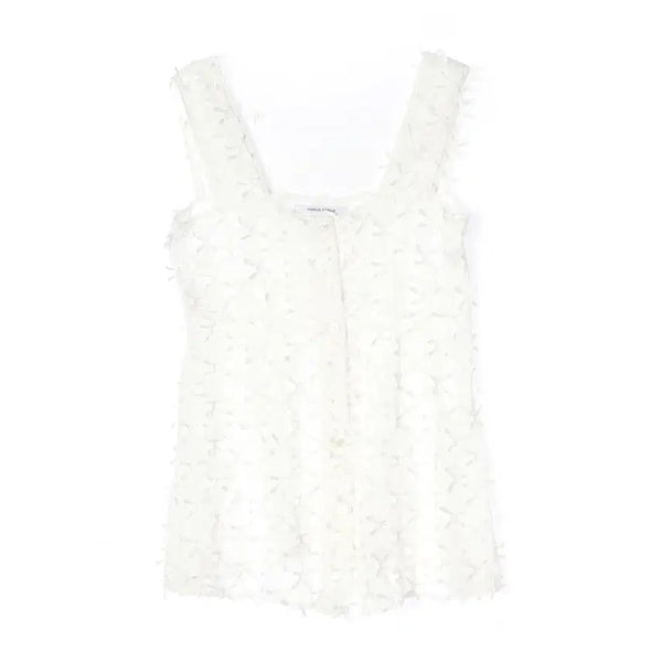 [BUNJANG] Hocus Pocus 24SS Ribbon Bustier Sleeveless Mini Dress White / 호쿠스포쿠스 24SS 리본 뷔스티에 슬리브리스 미니 원피스 드레스 화이트