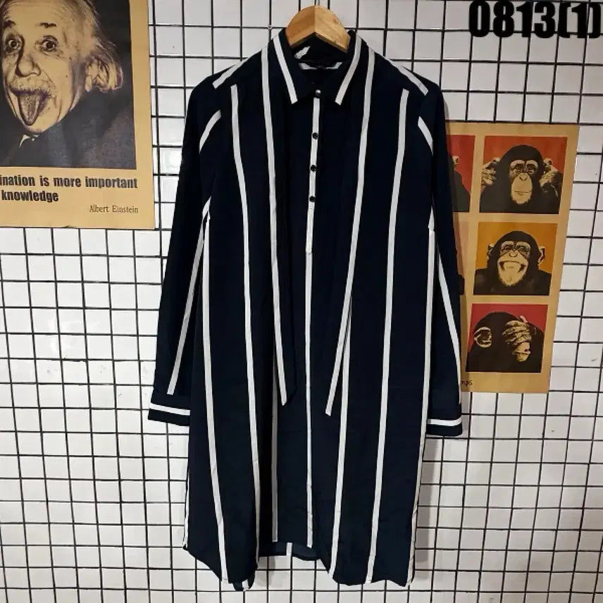 [BUNJANG] Tommy Hilfiger Striped Shirt Dress (M) / 타미 셔츠 원피스 M 0813