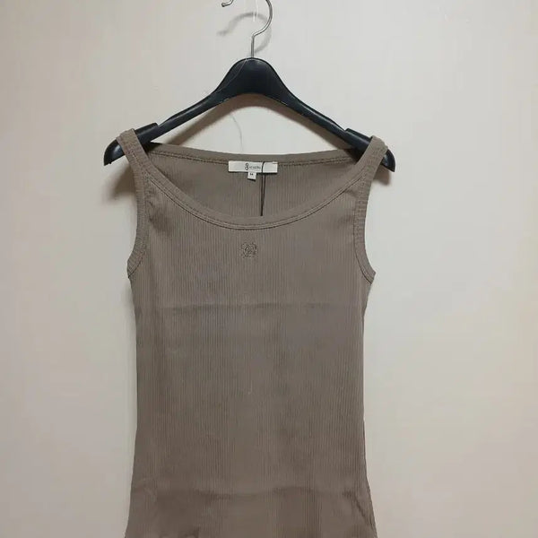 [BUNJANG] G Studio Ribbed Sleeveless Top Beige / g스튜디오 골지 민소매 탑 44 새상품