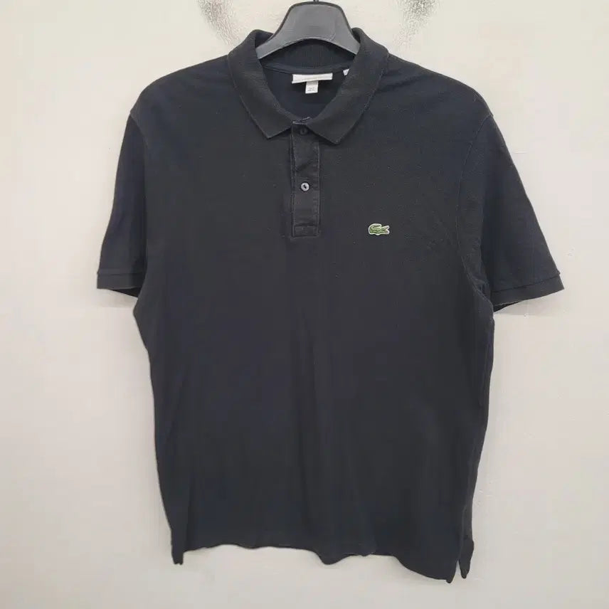[BUNJANG] Embroidered Logo Short Sleeve Polo Shirt / [100/L] 자수 로고 반팔 카라티