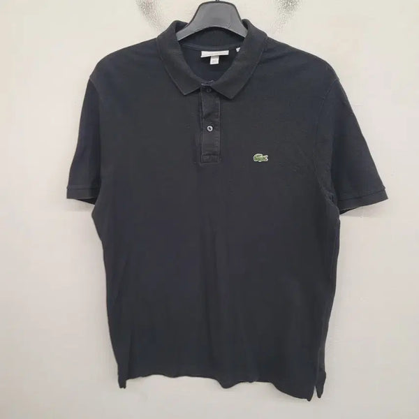 [BUNJANG] Embroidered Logo Short Sleeve Polo Shirt / [100/L] 자수 로고 반팔 카라티