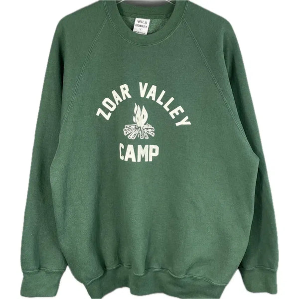 [BUNJANG] WILD DONKEY Wild Donkey Crewneck Sweatshirt Bottle Green / [M] 와일드 동키 조어 밸리 맨투맨 보틀 그린