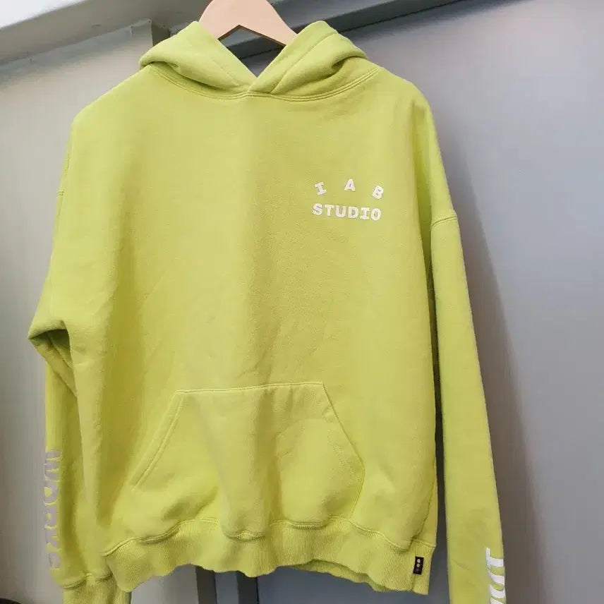 [BUNJANG] ieab STUDIO Brushed Hoodie L / 아이앱스튜디오 기모 후드티 L