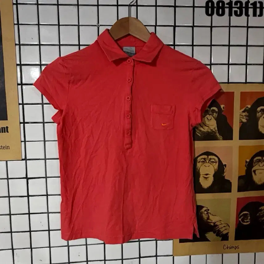 [BUNJANG] Nike Women's Short Sleeve Polo Shirt Pink Size M / 나이키 여성 반팔 카라티 핑크 M 0813