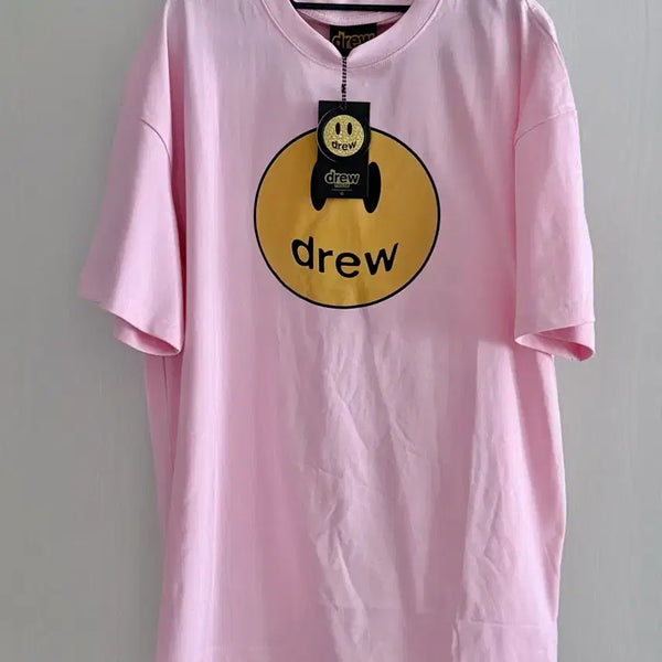 [BUNJANG] Drew House Just Friends Short Sleeve T-Shirt Pink / 드류하우스 저스트프렌즈 반팔 티셔츠 핑크