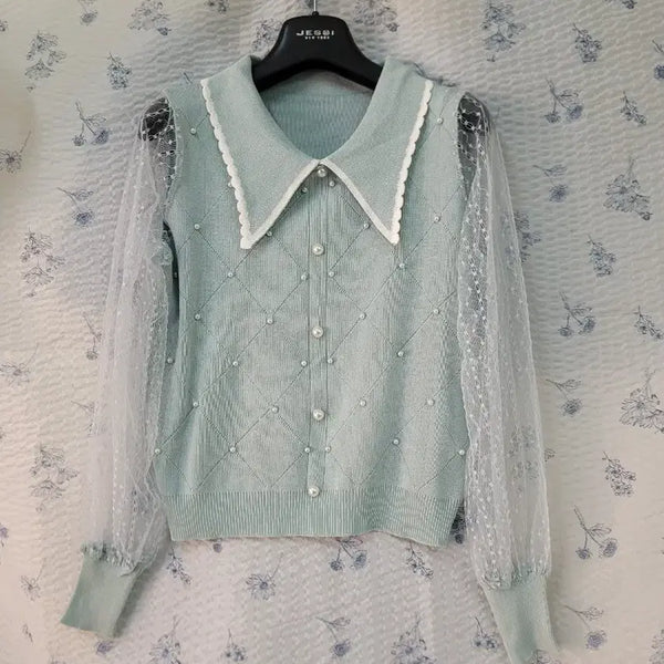 [BUNJANG] Knit Blouse / 니트블라우스