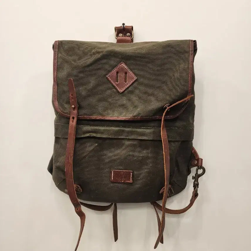 [BUNJANG] Bluedeshop Gans Backpack Waxed Canvas / 정품) 블루드쇼프 갠퍼스 백팩 왁시