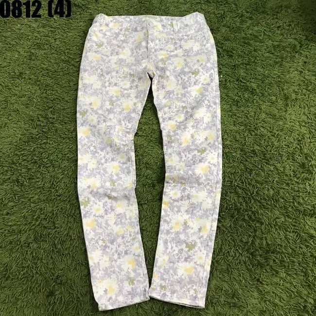 [BUNJANG] Thursday Island Floral Pattern Cotton Pants - Size M / 써스데이아일랜드 플로럴 패턴 바지 M 0812