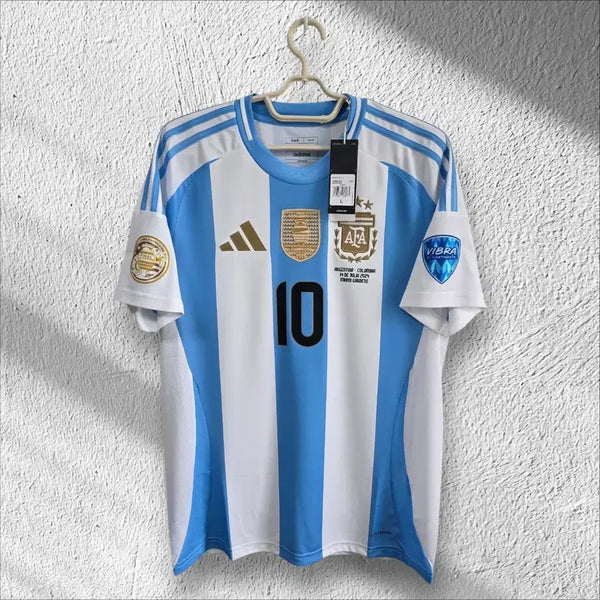 [BUNJANG] Argentina 2024-2026 Home Jersey Copa Final Full Patch - Size L / 아르헨티나 24-26 홈 메시 국내 L (코파 파이널 풀패치)