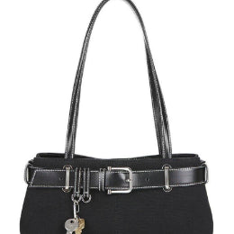 [BUNJANG] OSOI Brocle Mini Canvas Shoulder Bag Black / 오소이가방 브로클 숄더 미니 캔버스블랙