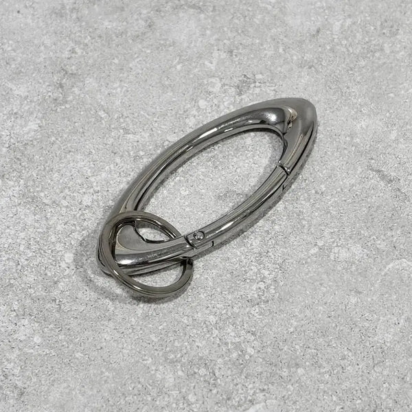 [BUNJANG] Oval Ring Steel Icon Keyring / 오벌 링 스틸 아이콘 바지 키링 열쇠고리