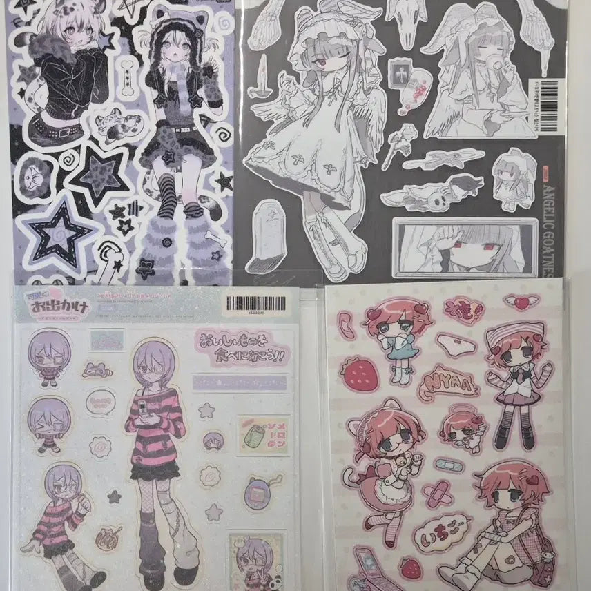 [BUNJANG] Cuzling Namoku Tetraprotmelontea Choco Mello "Bishoujo" Illustration Sticker Set / 큐즐링 나모쿠 테트라포트멜론티 초코메로 미소녀 일러스트 스티커 다꾸