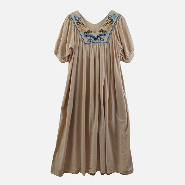 [BUNJANG] Women's Beige Dress / 베이지 여자 원피스 FREE O0365