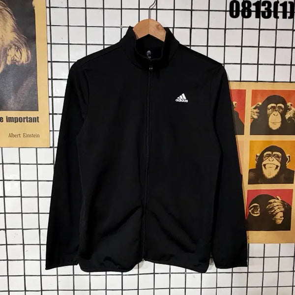 [BUNJANG] Adidas Black Full-Zip Training Jacket 164 / 아디다스 집업 블랙 164 0813