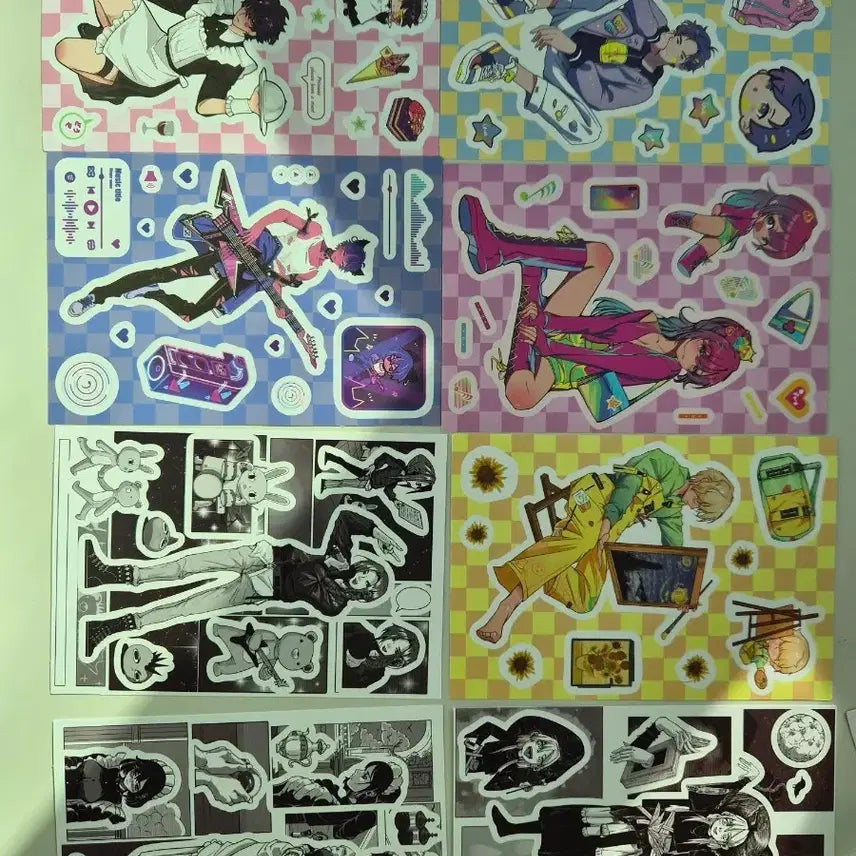 [BUNJANG] Figure Stickers Bundle Set / 인물 스티커 일괄