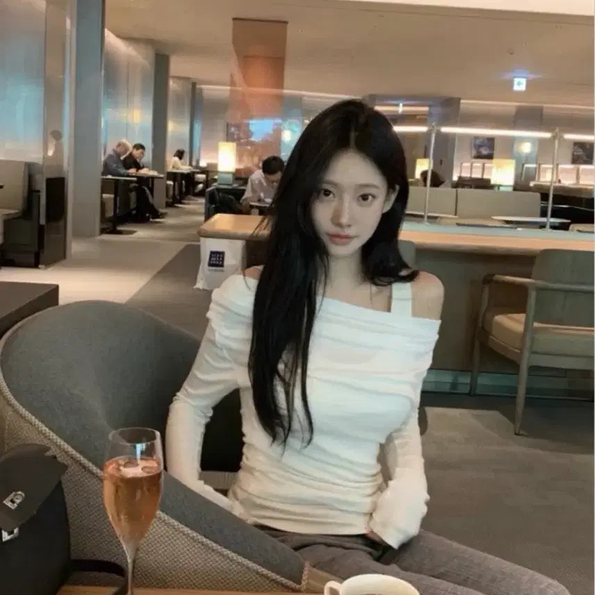 [BUNJANG] LEEDS Cream Layered Tee - Ivory / 리즈 크림 레이어드 티 아이보리 leeds cream layered tee