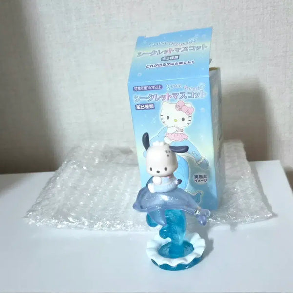 [BUNJANG] Sanrio Pochacco Shiny Dolphin Figurine / [포차코][랜덤/피규어] 산리오 포차코 샤이니 돌핀 돌고래 피규어