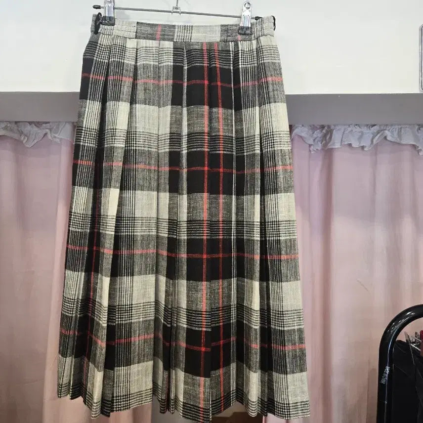 [BUNJANG] Japanese Vintage Polyester-Cotton Blend Skirt / 일본빈티지스커트