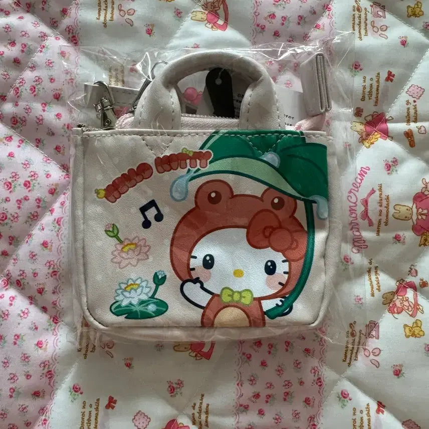 [BUNJANG] Hello Kitty Frog Series Reel Holder Pouch / 헬로키티 개구리시리즈 릴홀더 파우치