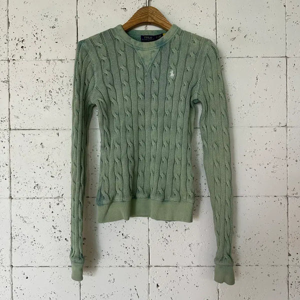 [BUNJANG] Polo Ralph Lauren Women's Cotton Knit Sweater / 우먼S 폴로 랄프로렌 코튼 니트