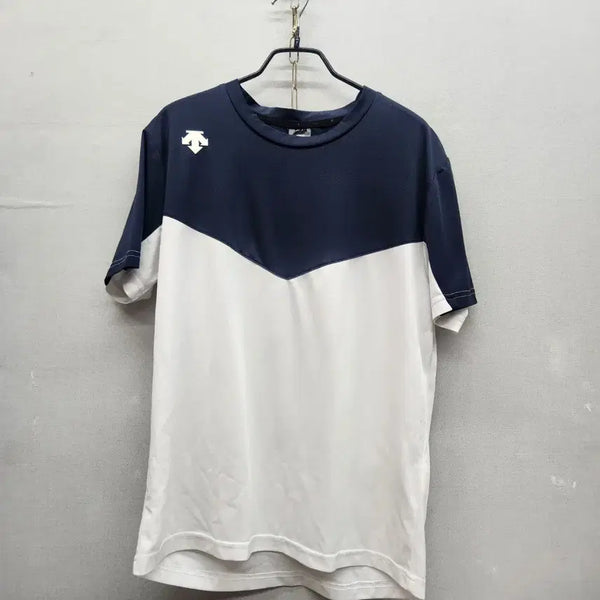 [BUNJANG] Descente Logo Mesh Performance T-Shirt (Medium) / 데상트 로고 메쉬 기능성 반팔티 M(M)