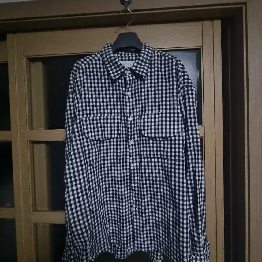 [BUNJANG] Espionage Check Shirt L / 에스피오나지 체크 남방 L