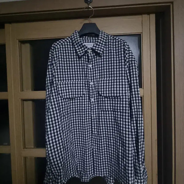 [BUNJANG] Espionage Check Shirt L / 에스피오나지 체크 남방 L