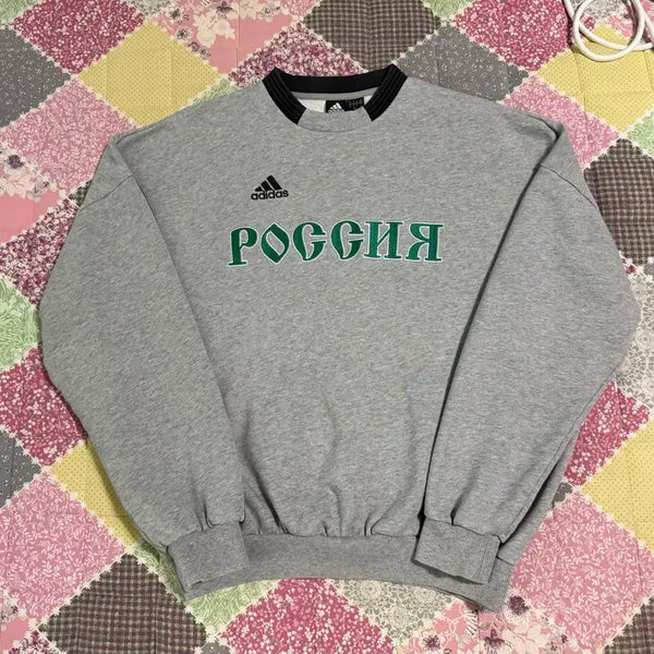 [BUNJANG] Adidas Gosha Rubchinskiy Crewneck Sweatshirt Grey S / 아디다스 고샤 맨투맨 그레이 S