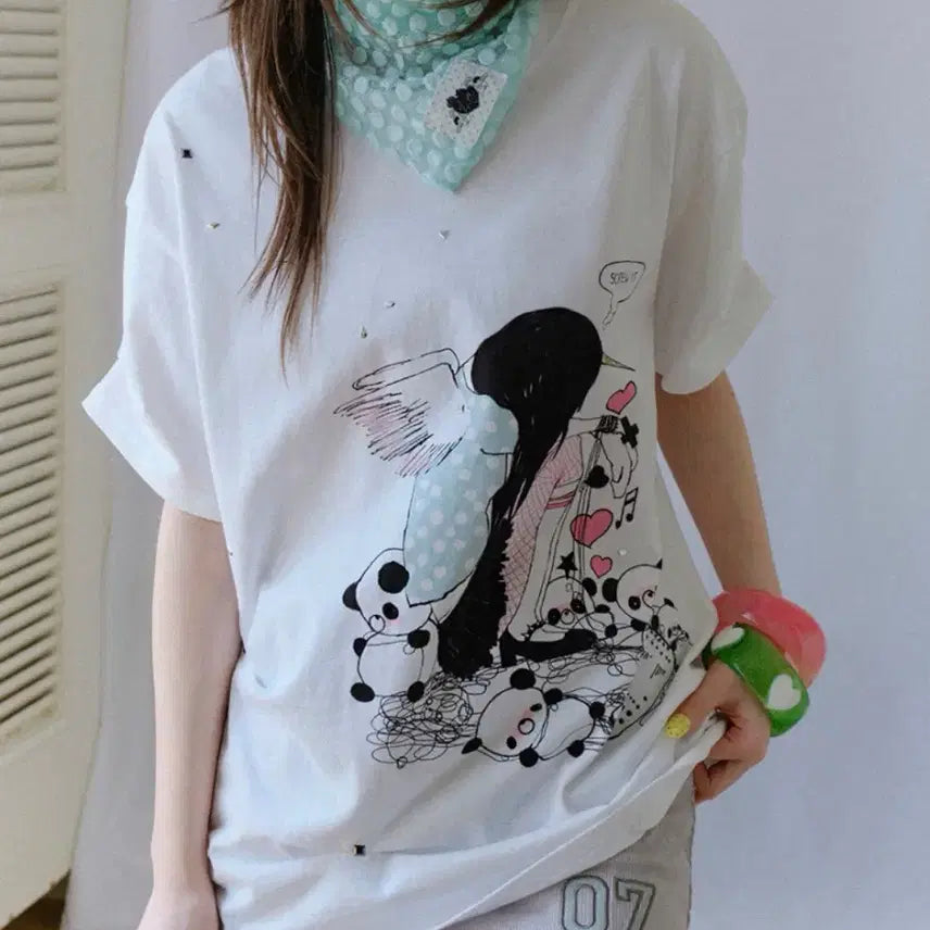 [BUNJANG] Hug Your Skin Lucy XL Lucy T-Shirt / 허그유어스킨XLUCY 반팔티