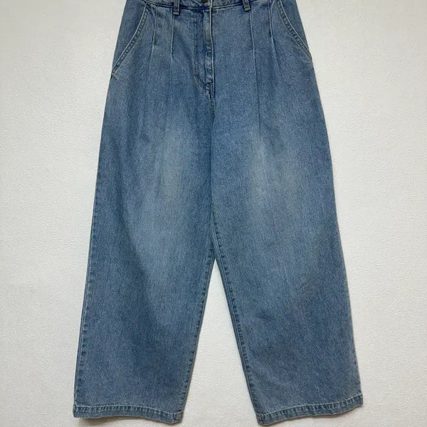 [BUNJANG] JILLSTUART NEW YORK Wide Denim Pants / 질스튜어트 뉴욕 와이드 데님 팬츠 67-94