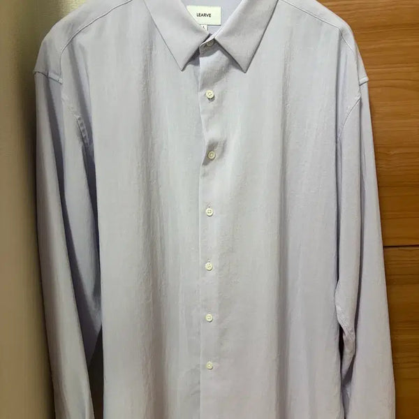 [BUNJANG] Lehab Linen-like Shirt Violet L / 르아브 린넨라이크 셔츠 바이올렛 L