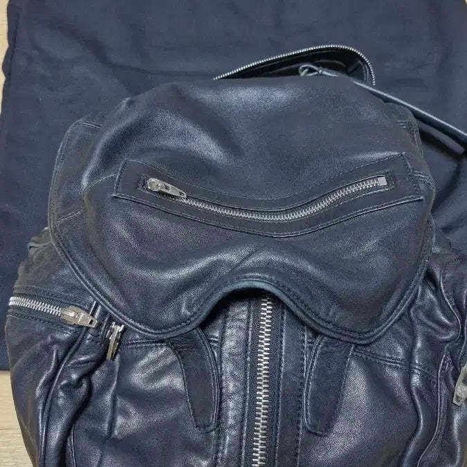 [BUNJANG] Alexander Marte Lambskin Backpack/Tote Bag (Black) / 알렉산더 마르티 램스킨 백팩/토트백(블랙)