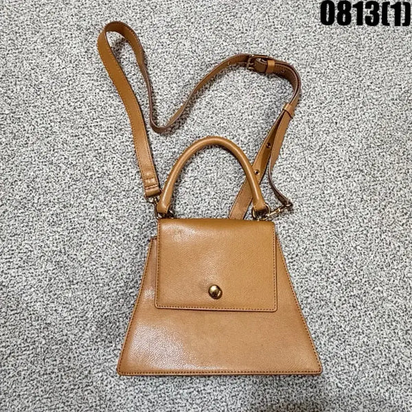 [BUNJANG] Tesla Tote Bag Brown / 테슬라 토트백 0813