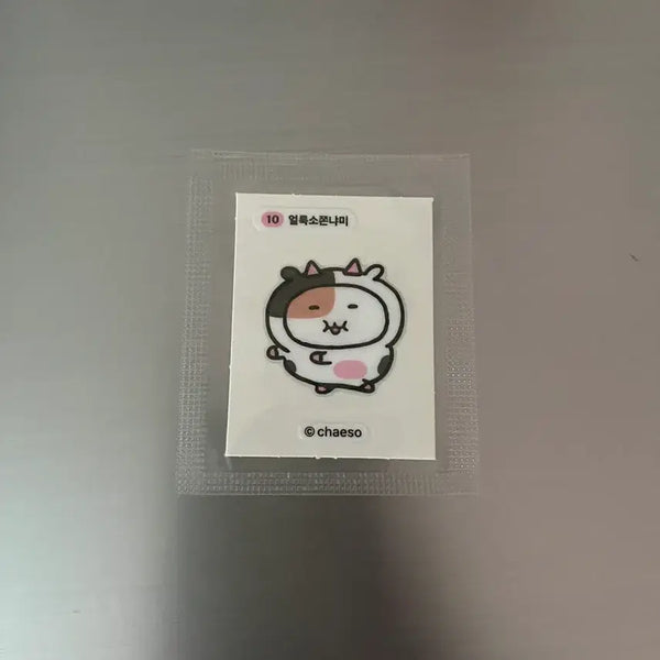 [BUNJANG] Eolukso Jjonnyami Sticker Collection #10 / 얼룩소쫀냐미 10번 쫀냐미 띠부씰