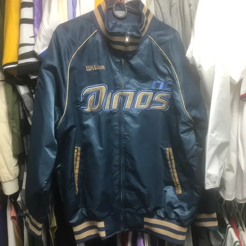 [BUNJANG] Wilson NC Dinos Spring/Fall Jumper L (100) / 윌슨 NC 다이노스 춘추 점퍼