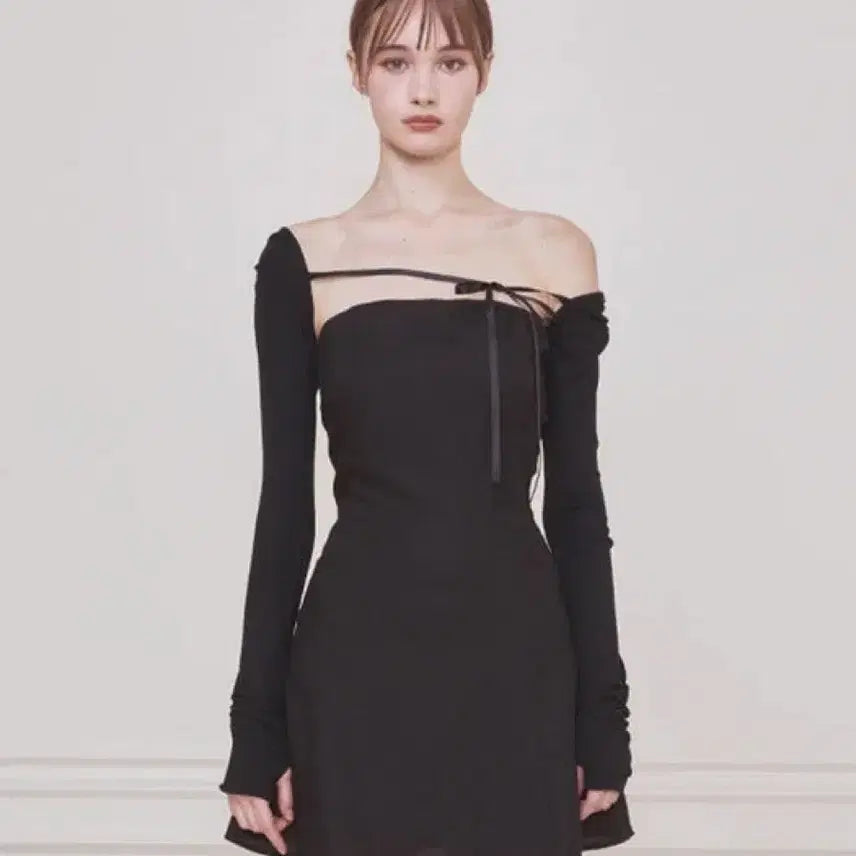 [BUNJANG] NOT YOUR ROSE Fay Bolero Dress Black S / 낫유어로즈 (NOT YOUR ROSE) Fay Bolero Dress 블랙 S / 새상품