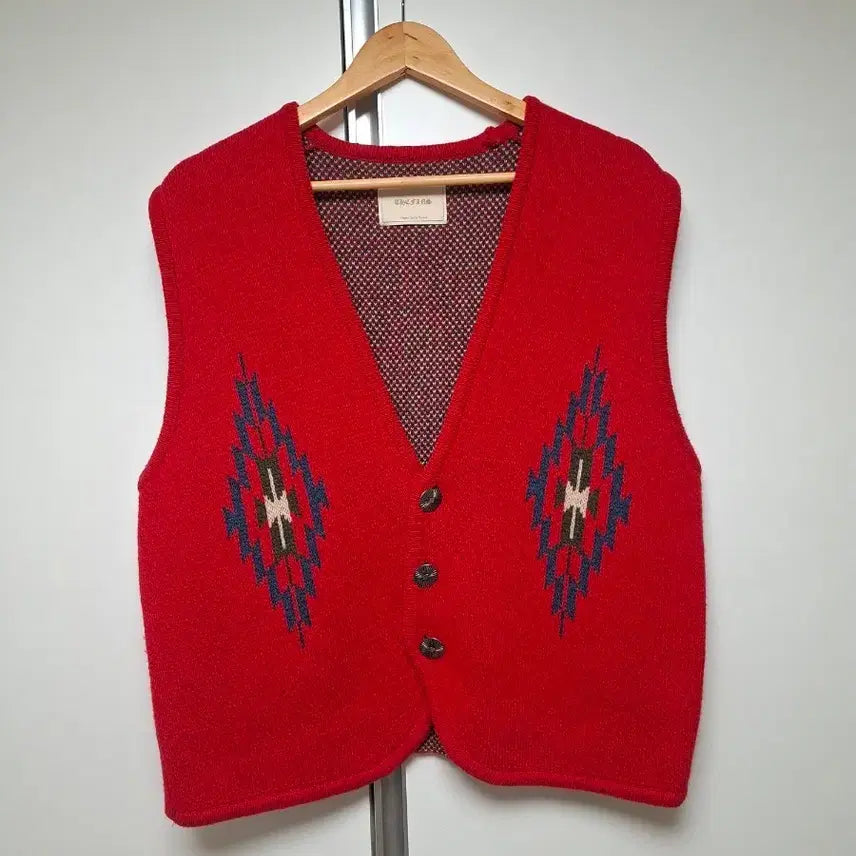 [BUNJANG] The Pins Chimayo Pattern Vest / 더핀스 치마요 조끼 베스트 (무료배송)